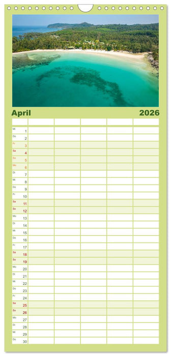 Thailand - Koh Kood (CALVENDO Familienplaner 2026)