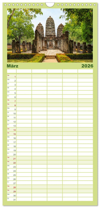 Thailand - Welterbe Sukothai (CALVENDO Familienplaner 2026)