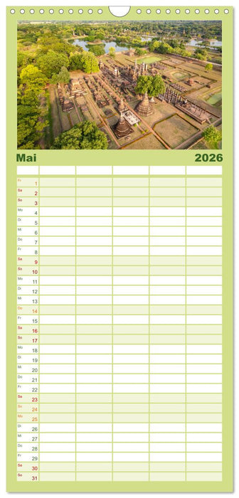 Thailand - Welterbe Sukothai (CALVENDO Familienplaner 2026)