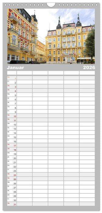 Marienbad in Tschechien (CALVENDO Familienplaner 2026)