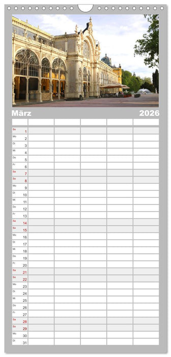 Marienbad in Tschechien (CALVENDO Familienplaner 2026)