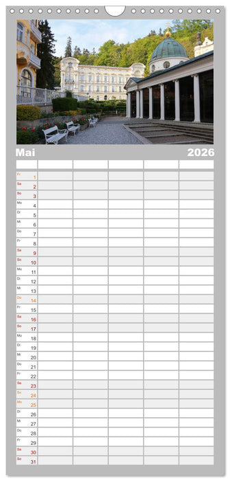 Marienbad in Tschechien (CALVENDO Familienplaner 2026)