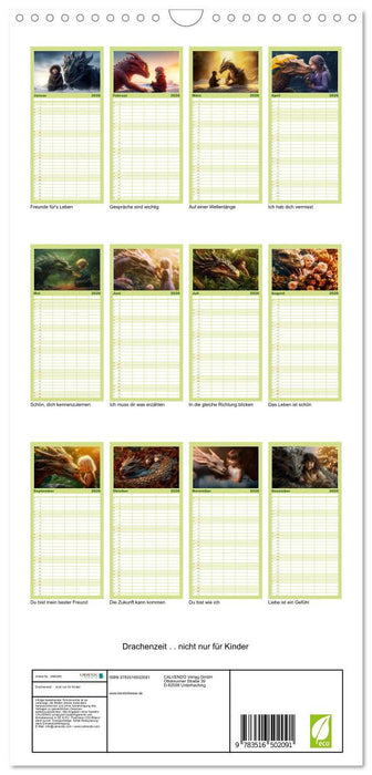 Drachenzeit . . nicht nur für Kinder (CALVENDO Familienplaner 2026)