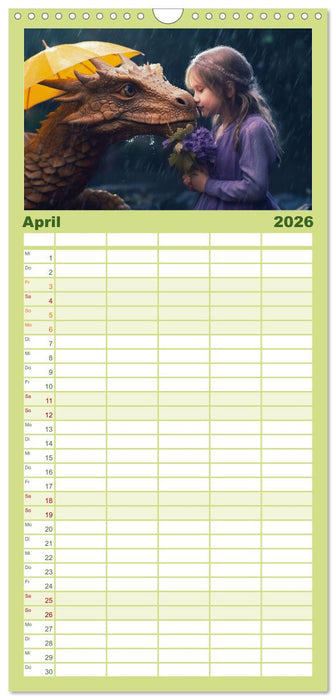 Drachenzeit . . nicht nur für Kinder (CALVENDO Familienplaner 2026)