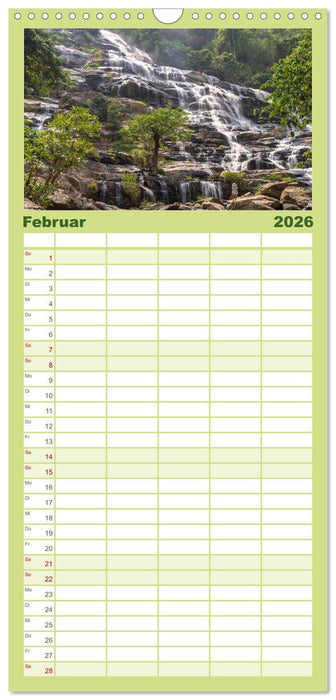 Thailand - Chiang Mai (CALVENDO Familienplaner 2026)