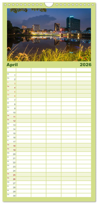 Thailand - Chiang Mai (CALVENDO Familienplaner 2026)