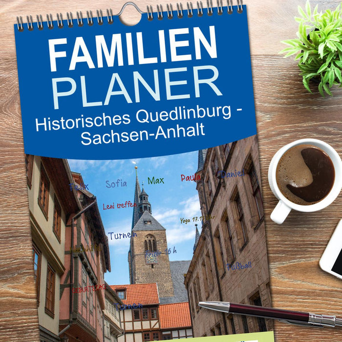 Historisches Quedlinburg - Sachsen-Anhalt (CALVENDO Familienplaner 2026)