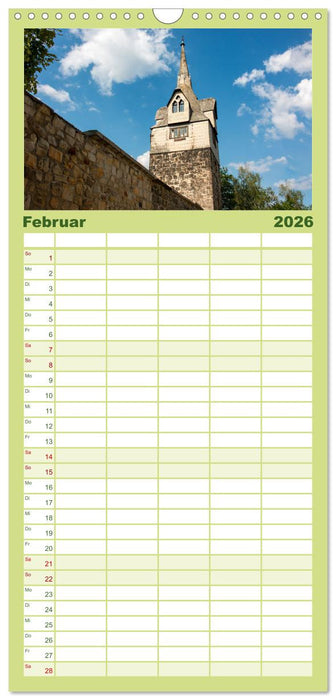 Historisches Quedlinburg - Sachsen-Anhalt (CALVENDO Familienplaner 2026)