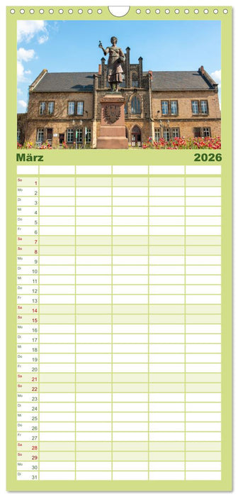 Historisches Quedlinburg - Sachsen-Anhalt (CALVENDO Familienplaner 2026)