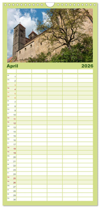 Historisches Quedlinburg - Sachsen-Anhalt (CALVENDO Familienplaner 2026)