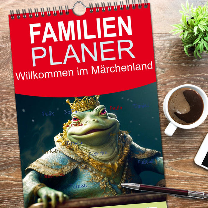 Willkommen im Märchenland (CALVENDO Familienplaner 2026)