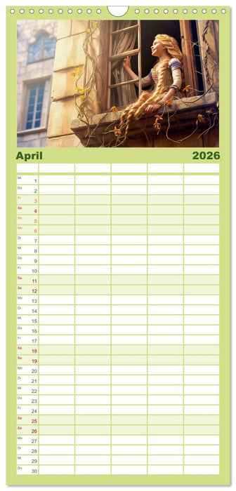 Willkommen im Märchenland (CALVENDO Familienplaner 2026)