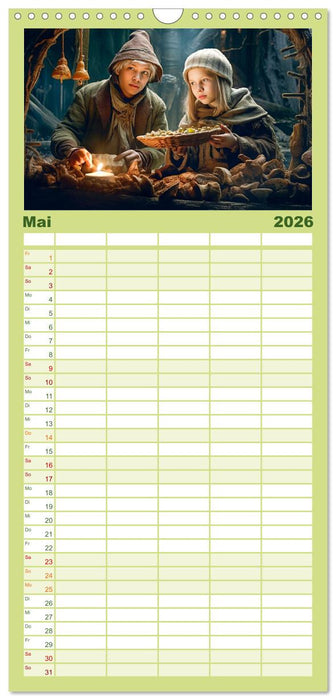 Willkommen im Märchenland (CALVENDO Familienplaner 2026)