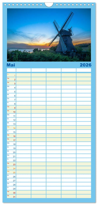 Sonne und Meer - Meer geht immer (CALVENDO Familienplaner 2026)