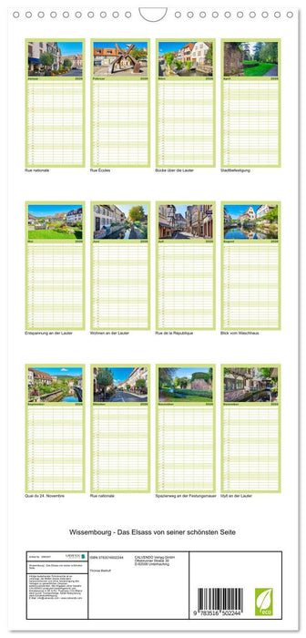 Wissembourg - Das Elsass von seiner schönsten Seite (CALVENDO Familienplaner 2026)