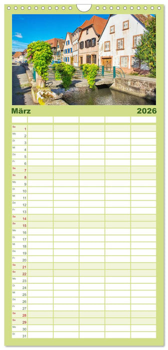 Wissembourg - Das Elsass von seiner schönsten Seite (CALVENDO Familienplaner 2026)