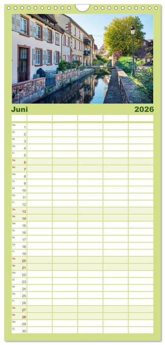 Wissembourg - Das Elsass von seiner schönsten Seite (CALVENDO Familienplaner 2026)