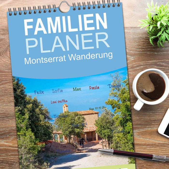 Montserrat Wanderung (CALVENDO Familienplaner 2026)