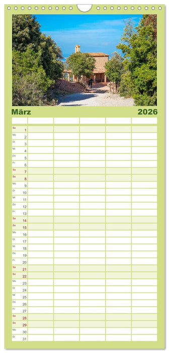 Montserrat Wanderung (CALVENDO Familienplaner 2026)