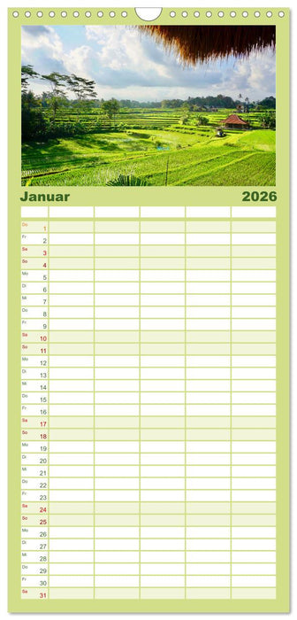 Backpackerin, Frauen reisen um Die Welt (CALVENDO Familienplaner 2026)