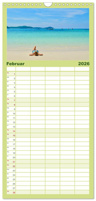 Backpackerin, Frauen reisen um Die Welt (CALVENDO Familienplaner 2026)