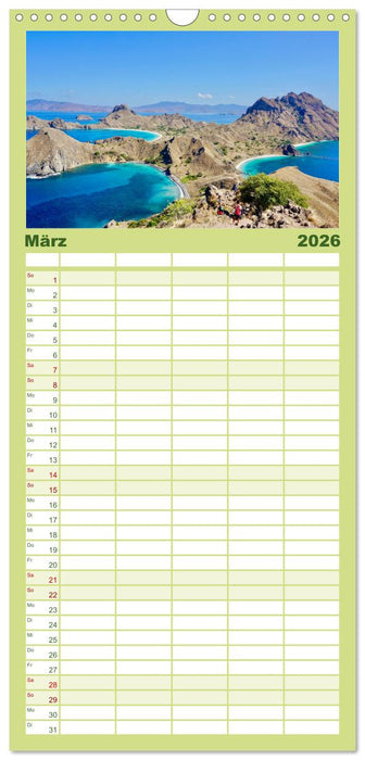 Backpackerin, Frauen reisen um Die Welt (CALVENDO Familienplaner 2026)