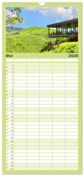 Backpackerin, Frauen reisen um Die Welt (CALVENDO Familienplaner 2026)