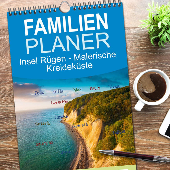Insel Rügen - Malerische Kreideküste (CALVENDO Familienplaner 2026)