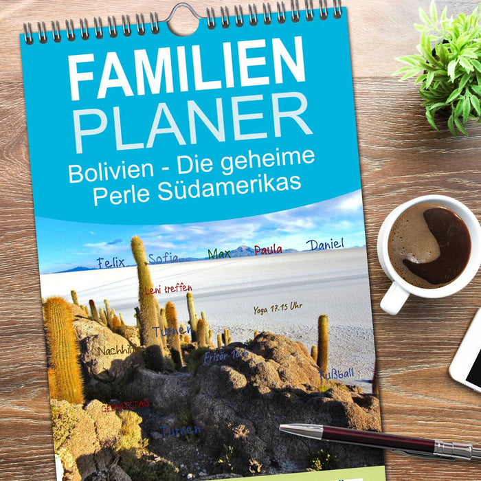 Bolivien - Die geheime Perle Südamerikas (CALVENDO Familienplaner 2026)