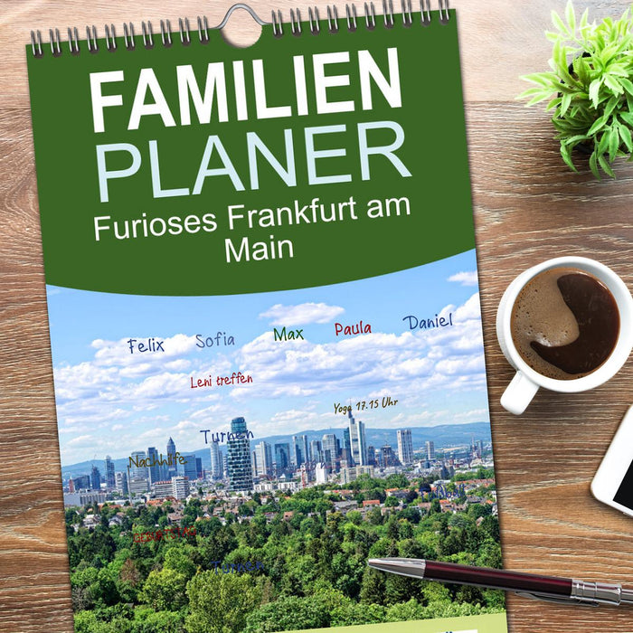 Furioses Frankfurt am Main (CALVENDO Familienplaner 2026)