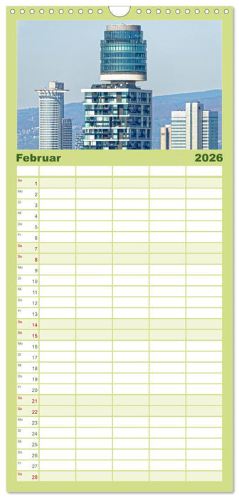 Furioses Frankfurt am Main (CALVENDO Familienplaner 2026)
