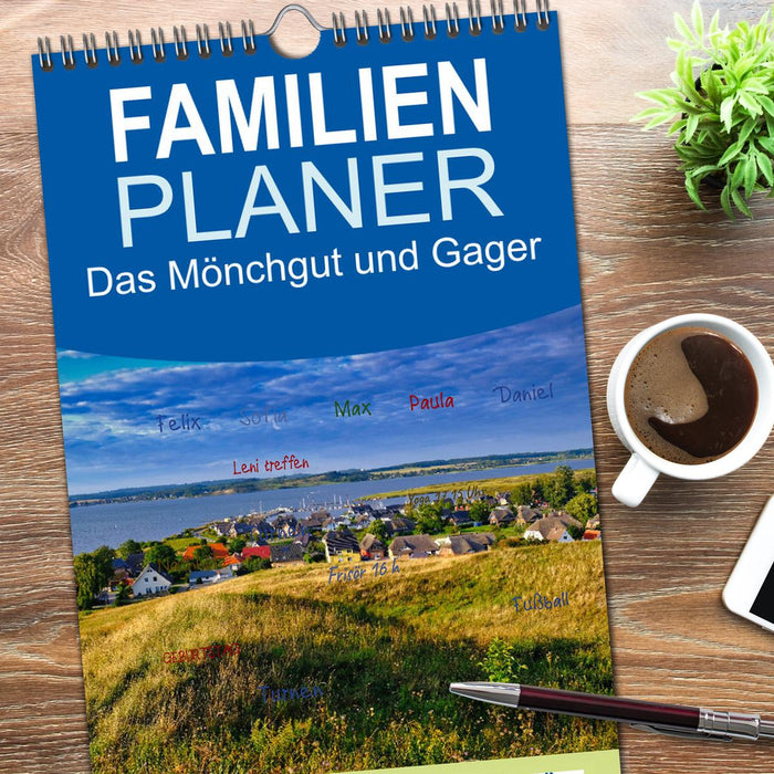 Das Mönchgut und Gager (CALVENDO Familienplaner 2026)