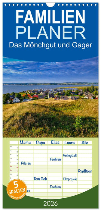 Das Mönchgut und Gager (CALVENDO Familienplaner 2026)
