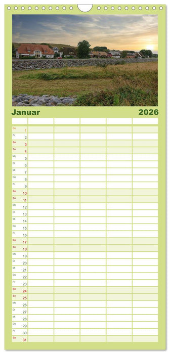 Das Mönchgut und Gager (CALVENDO Familienplaner 2026)