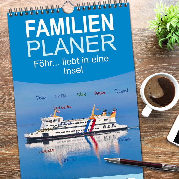 Föhr... liebt in eine Insel (CALVENDO Familienplaner 2026)