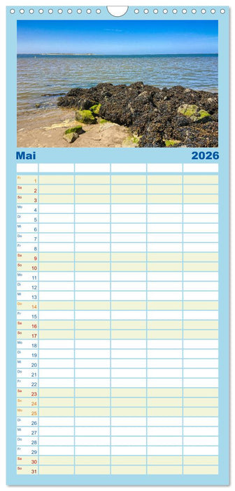 Föhr... liebt in eine Insel (CALVENDO Familienplaner 2026)