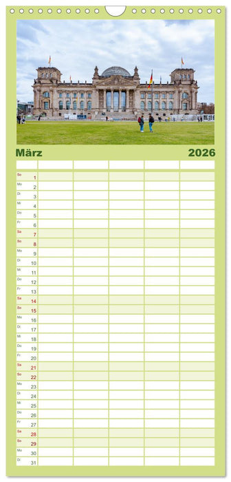 Berlin rund ums Jahr (CALVENDO Familienplaner 2026)