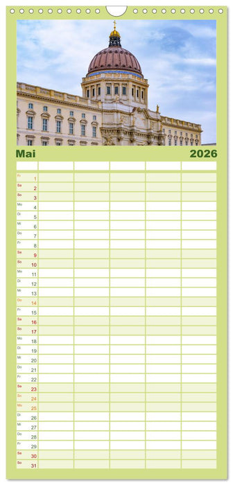 Berlin rund ums Jahr (CALVENDO Familienplaner 2026)