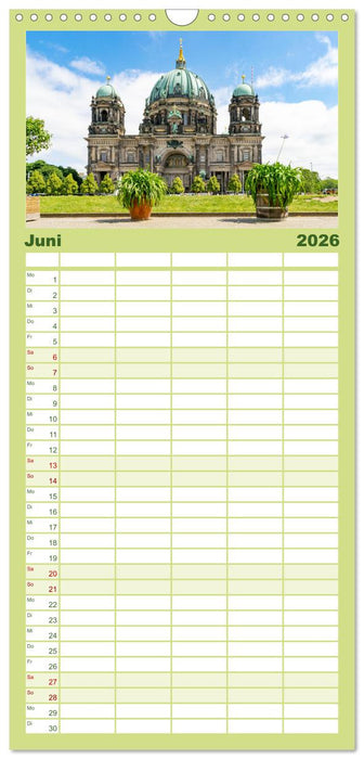 Berlin rund ums Jahr (CALVENDO Familienplaner 2026)