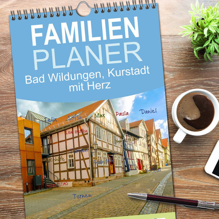 Bad Wildungen, Kurstadt mit Herz (CALVENDO Familienplaner 2026)