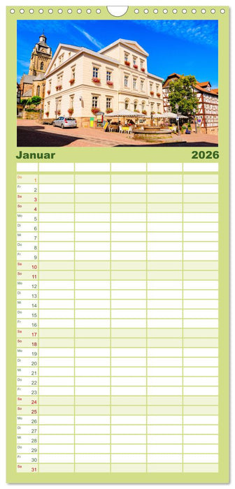 Bad Wildungen, Kurstadt mit Herz (CALVENDO Familienplaner 2026)