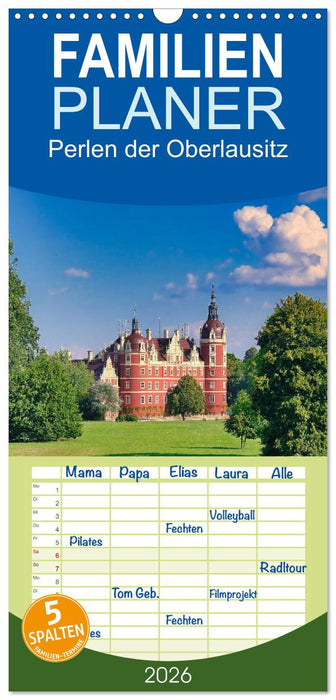 Perlen der Oberlausitz (CALVENDO Familienplaner 2026)