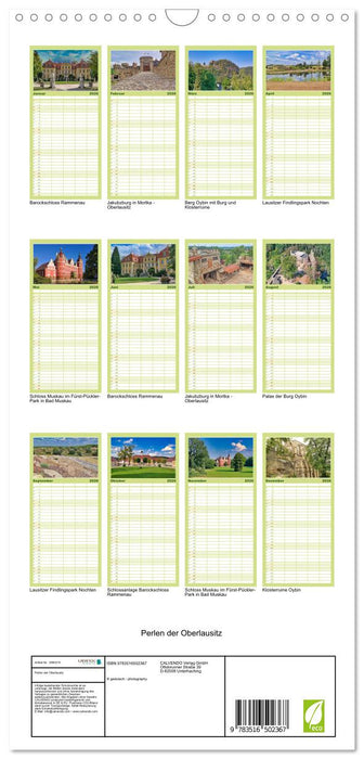 Perlen der Oberlausitz (CALVENDO Familienplaner 2026)