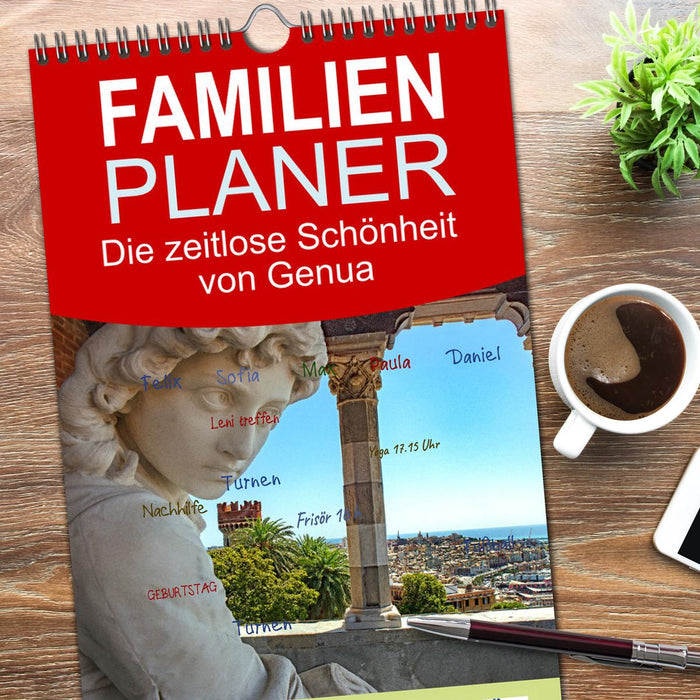 Die zeitlose Schönheit von Genua (CALVENDO Familienplaner 2026)