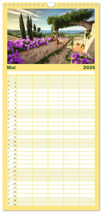 Zur Ruhe kommen Fantasiereisen mit KI (CALVENDO Familienplaner 2026)