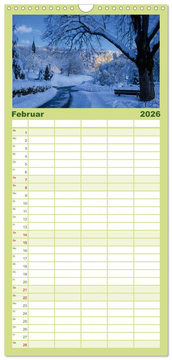 Große Landschaft Obere Donau (CALVENDO Familienplaner 2026)