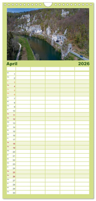 Große Landschaft Obere Donau (CALVENDO Familienplaner 2026)