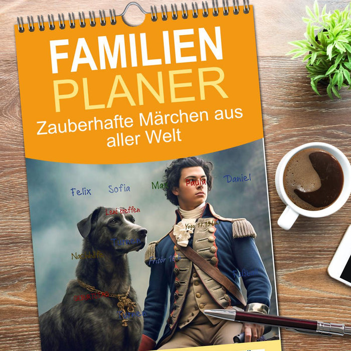 Zauberhafte Märchen aus aller Welt (CALVENDO Familienplaner 2026)
