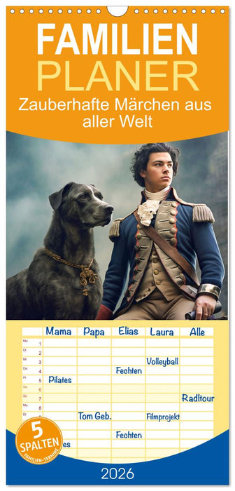 Zauberhafte Märchen aus aller Welt (CALVENDO Familienplaner 2026)