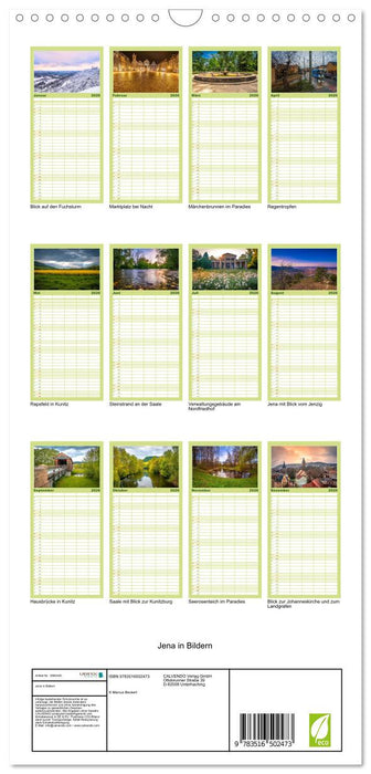 Jena in Bildern (CALVENDO Familienplaner 2026)